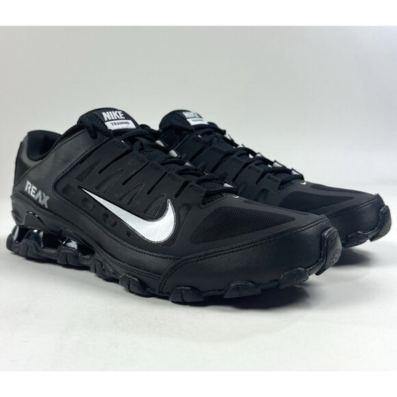 Nike Reax 8 TR Mesh Mens Size 13 Black White Shoes Sneakers Athletic 621716-033 - Picture 2 of 9